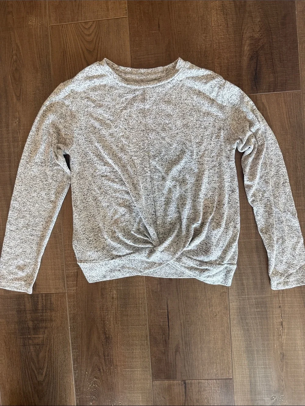 GAP Light Gray Twist-Front Pullover